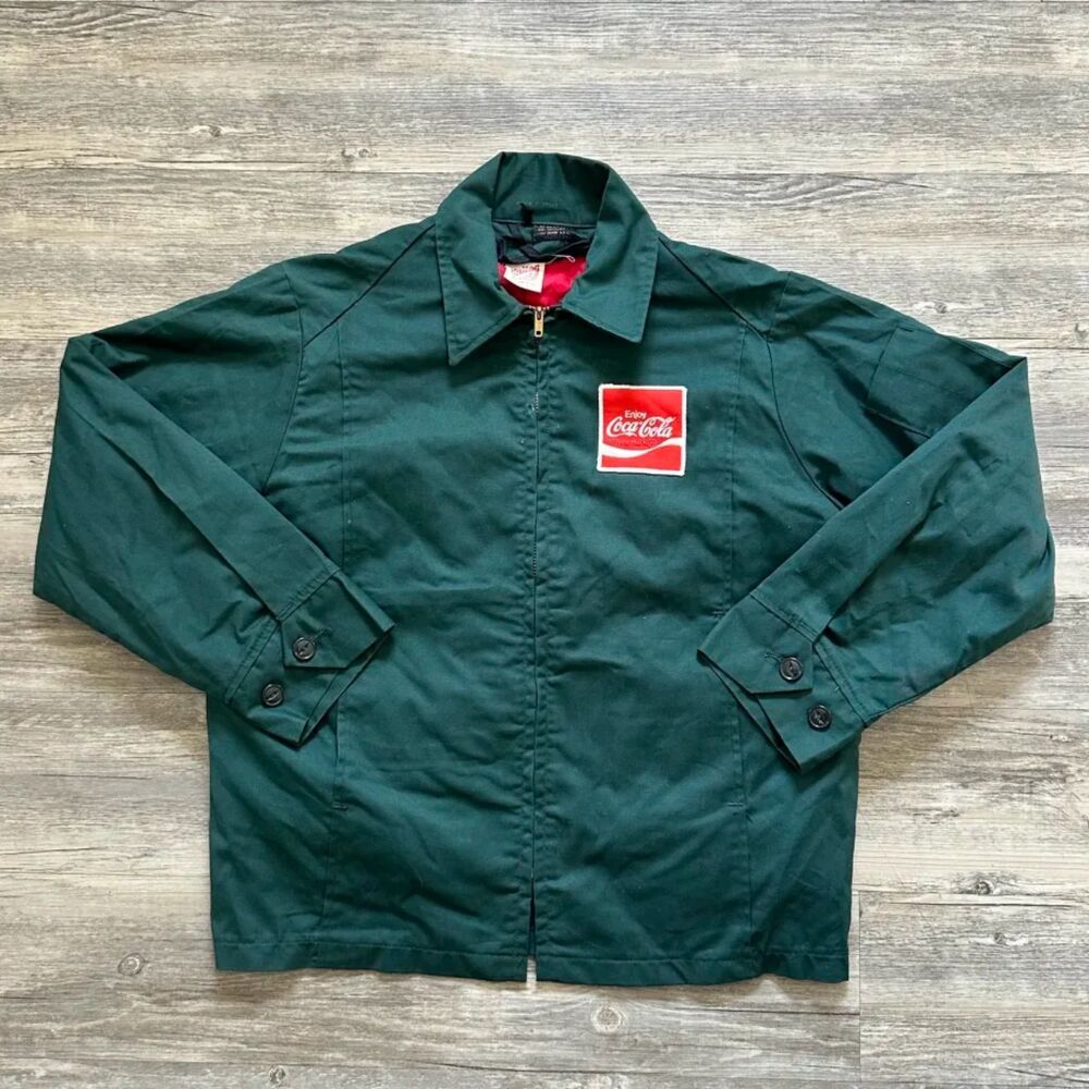 Vintage 50s Unitog Coca-Cola Work Jacket Size 40